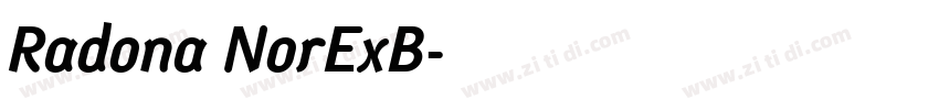Radona NorExB字体转换